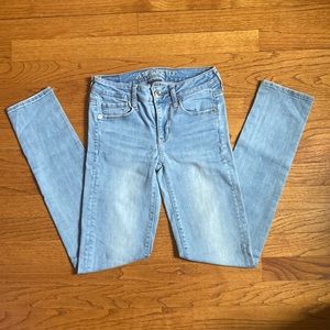 American Eagle Outfitters skinny blue jeans. Size 00.